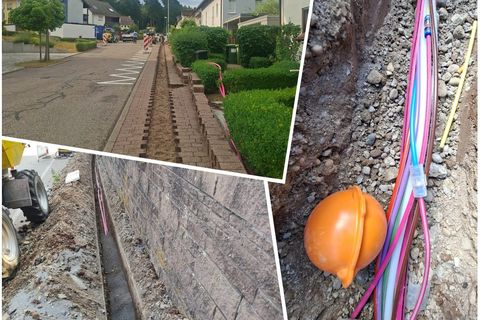 Glasfaserausbau