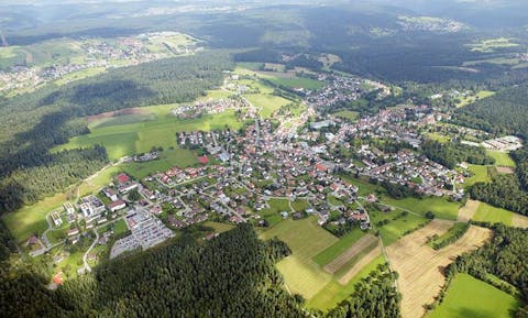 Schömberg aus der Vogelperspektive