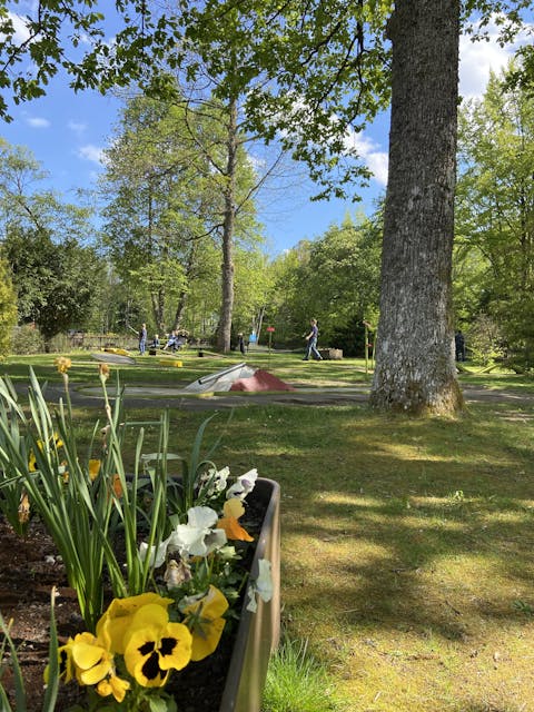 Minigolfanlage im Kurpark