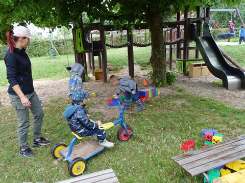 Außenspielbereich der KiTa Buddelflink
